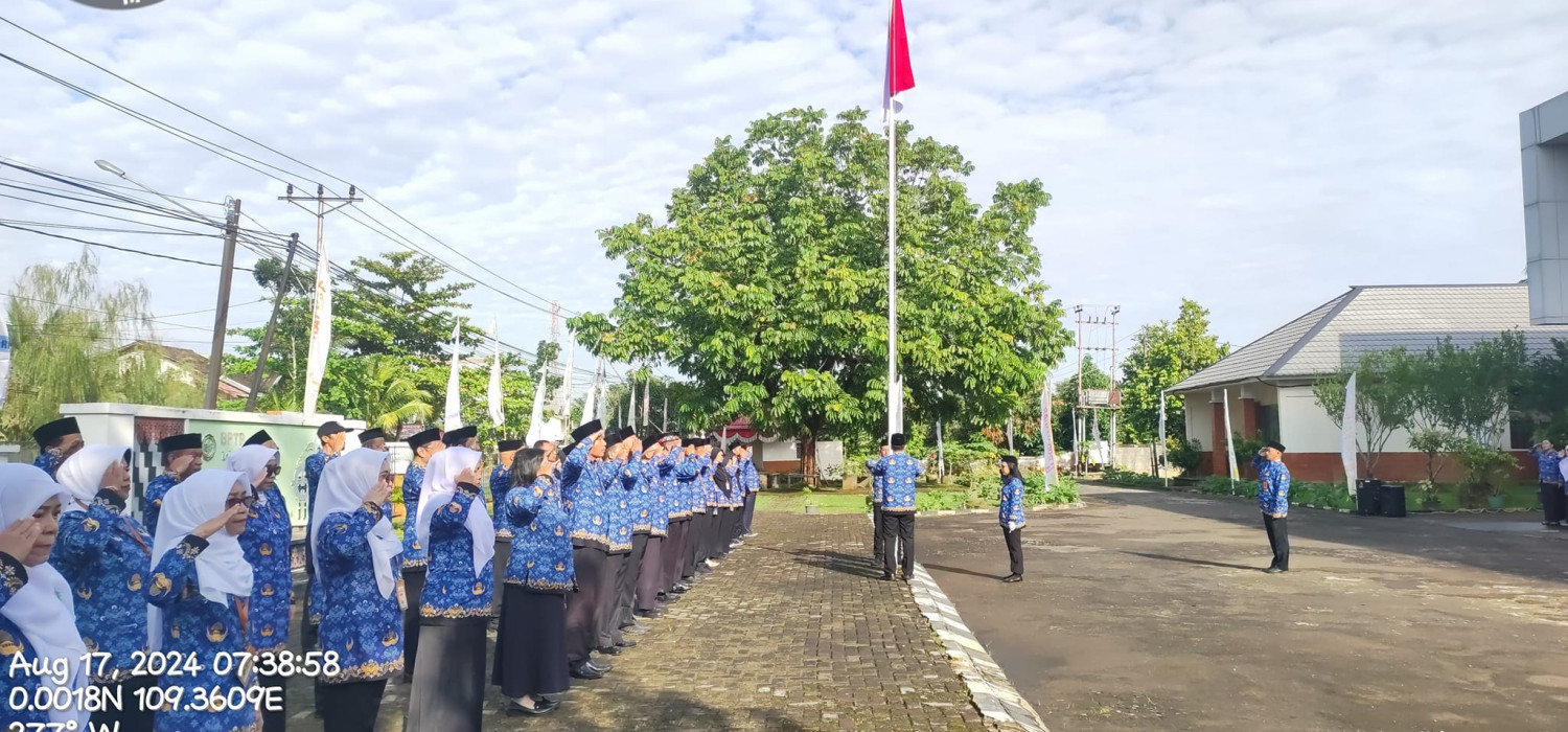 Berita BSIP Kalimantan Barat Upacara Bendera Memperingati HUT RI Ke79